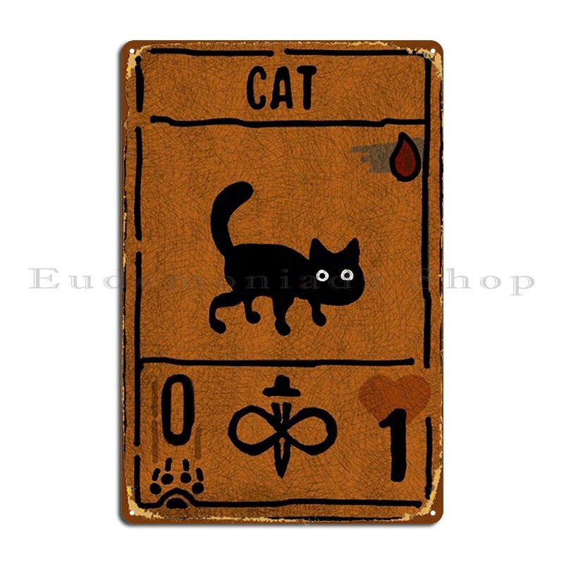 Inscryption 1 Metal Plaque Poster Living Room Create Wall Plaque Classic Designer Tin Sign Poster 20x30cm