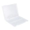 Clear Document Storage Case Transparent Plastic File Storage Box with Secure Buckle Lock