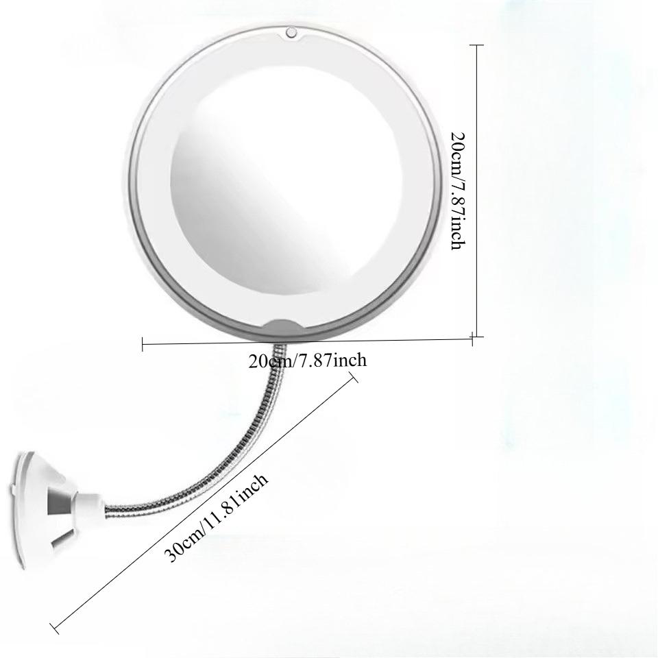 10X Magnifying Vanity Mirrors 360° Rotation