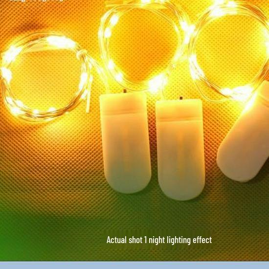 LED Copper Wire String Lights with Battery Box for Gift Box, Baking, Bouquet, Fresh Flowers, Cake, and Christmas Decorations.
