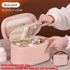 Pu Material Travel Cosmetic Bag With Waterproof Design For Daily Use And Storage