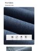 2025 New Spring Women's High-Waisted Blue Slimming Harem Jeans - Cuffed, Cropped, and Loose-Fit Cigarette Pants