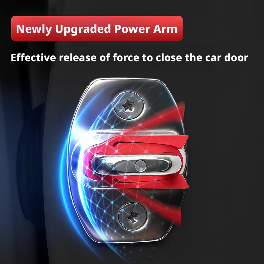 Car Door Shock Absorber Noise & Shock Reduction Enhanced Latch Protection Deadener Damper Cushion Anti-Vibration Buffer Pad