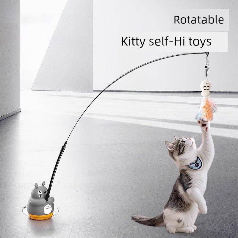 

Дразнилка для кошки Длинный держатель для кисточек Игрушка для кошки Саморазвлечение Снятие духоты Удобный гаджет Потребляет физическую силу Котёнок с колокольчиком Устойчивые к укусам Товары для питомцев Little Meow Fishing [Self-Hi/Ancor/Entertainment]]