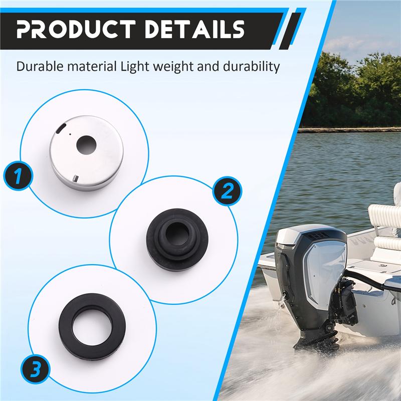 A58X-For Evinrude Johnson OMC Boat Engine Parts Water Pump Repair Kit For 28 35 40 48 50 HP Outboard Motors 438592 433548 077780