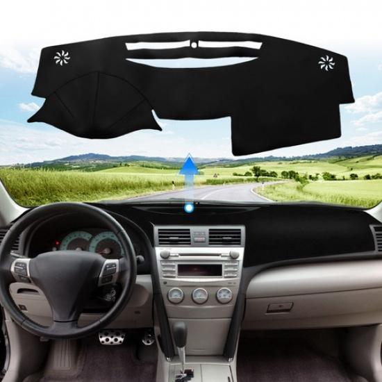 Leather Car Dash Mat Non-Slip Dashboard Cover Dashmat For Toyota Camry 2007-11