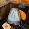 Tragbare Schwimmtasche für Damen, großes Fassungsvermögen, Trennung von Nass und Trocken, Sport- und Fitnesstasche, Rucksack für Schüler mit Kontrastfarben, Strandtasche