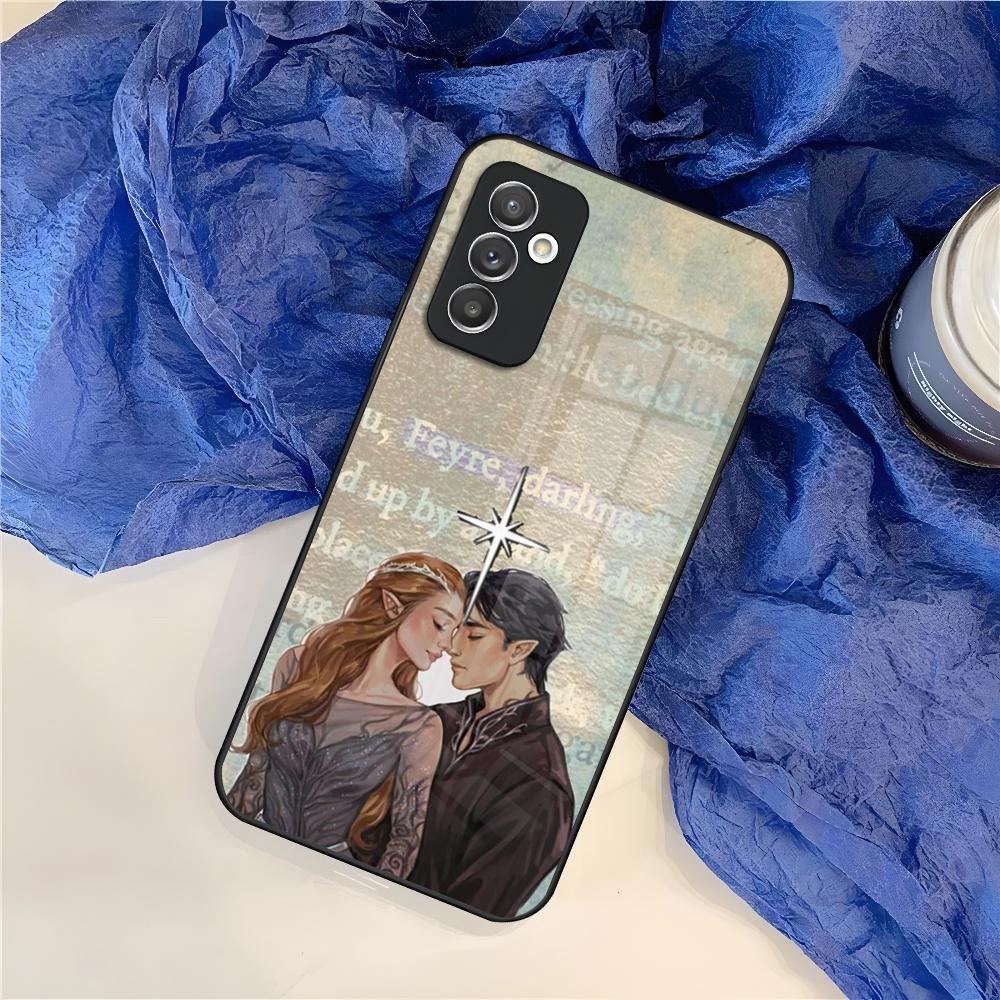 

Чехол для телефона Acotar A Court of Mist and Fury для Samsung Galaxy S26 S25 S24 S30 S21 S23 S20 S22 Fe Pro Edge Ultra Plus стеклянный Чехол Galaxy S26