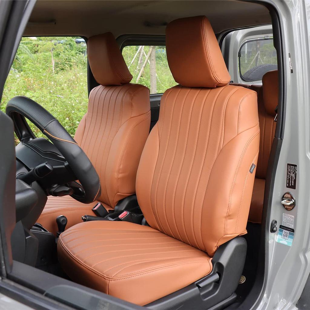 3-Door Jimny 2018+ JB64 JB74 Leather Premium Full Surround Seat Covers