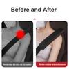 2Pc Leather Car Seat Belt Safety Shoulder Pad Protection Cover For Porsche Cayman 911 718 Cayenne Panamera Macan Taycan Boxster