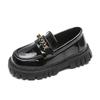 Fashion Child Leather Shoes Soft Soled Girls' Shoe Anti Slip Kids Casual Shoes Simple Kids Performance Shoe Thick Soled Shoe