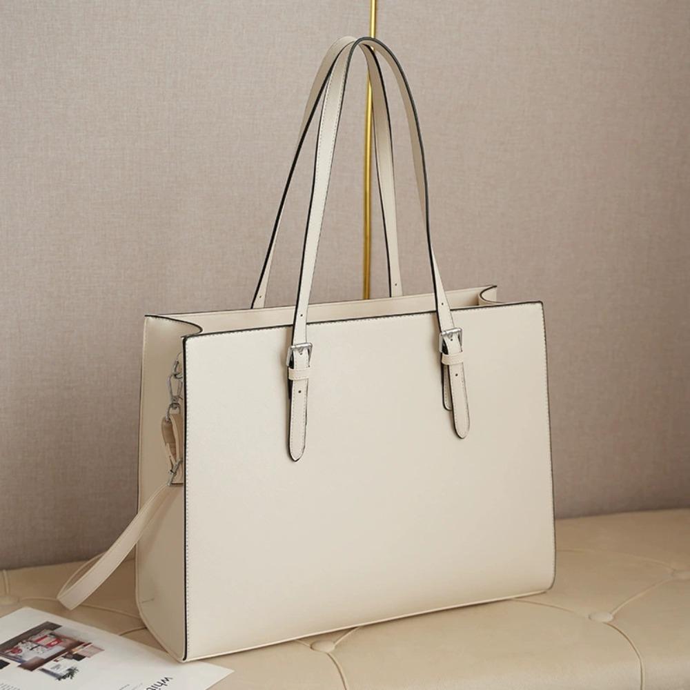 

Профессиональная сумка-тоут для ноутбука, большая вместимость, женская наплечная сумка, сумка большой вместимости, деловая поездка белый