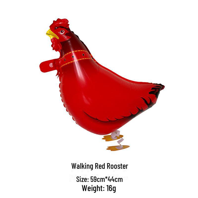 "Internet Celebrity Walking Balloons - Pig, Sheep, and Duck Designs for Night Markets"