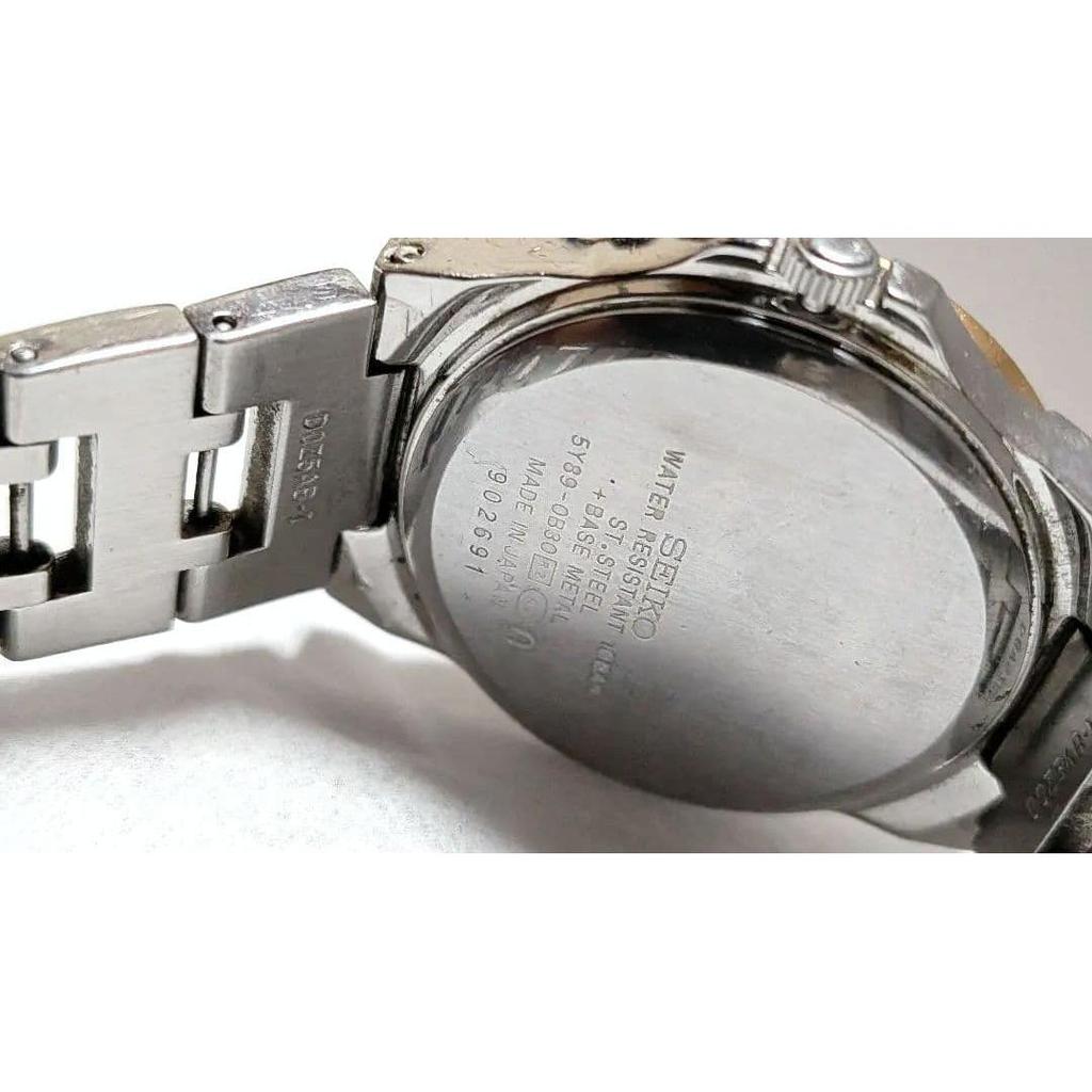 Used SEIKO LUKIA 5Y89-0B30 Day-Date Ladies Early Model