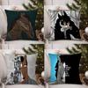 B-Bojack Horseman Pillow Case Home Dorm Chair Back Short Plush Double-Sided Printing Office Nap Time Cushion Cover