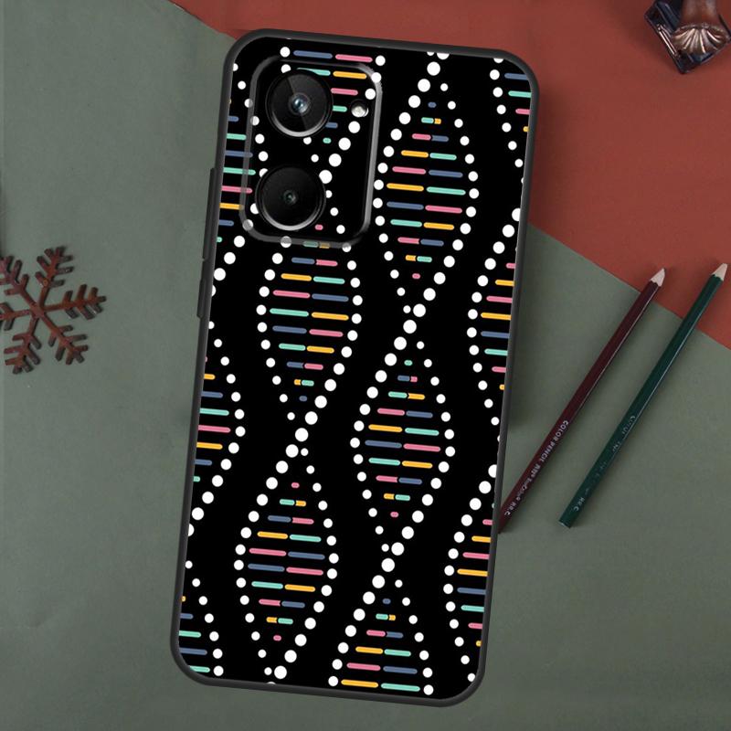 

Retro DNA Science Illustration Case For Realme C61 C53 C55 C33 C63 C51 C65 C67 C71 C75 11 12 13 14 15 Pro Plus GT6 GT7 Pro Realme C65 4G