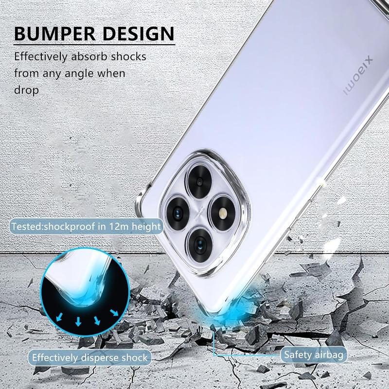 Case For Redmi Note 14 Pro 5G Pro+ Plus / Redmi Note 13 Pro+ Plus Protective Cover Four Corners Shockproof Bumper Coque Fundas
