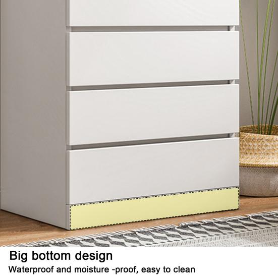 White Dresser Dresser, Bedroom & Chests of Drawers, Tall with Shelf Vertical Standing Chest 6 Wood Large for Closet,