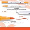 24/48/60/80/100 Colors Double-Head Washable Color Marker Set Art Supplies for Artist Korean Stationery School Supplies