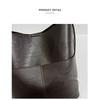 Women Large Capacity Vintage Soft PU Tote Bag with Hand Carry for Daily Commute