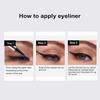 Liquid Eyeliner Pencil Adai Flower Makeup Cosmetics Black Brown 24 H Waterproof Relief Design