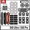 For Dreame X40 Ultra / X40 Pro / L40 Ultra Robot Vacuum Spare Parts Main Side Brushes Mop Cloths HEPA Filters Dust Bags Accessories