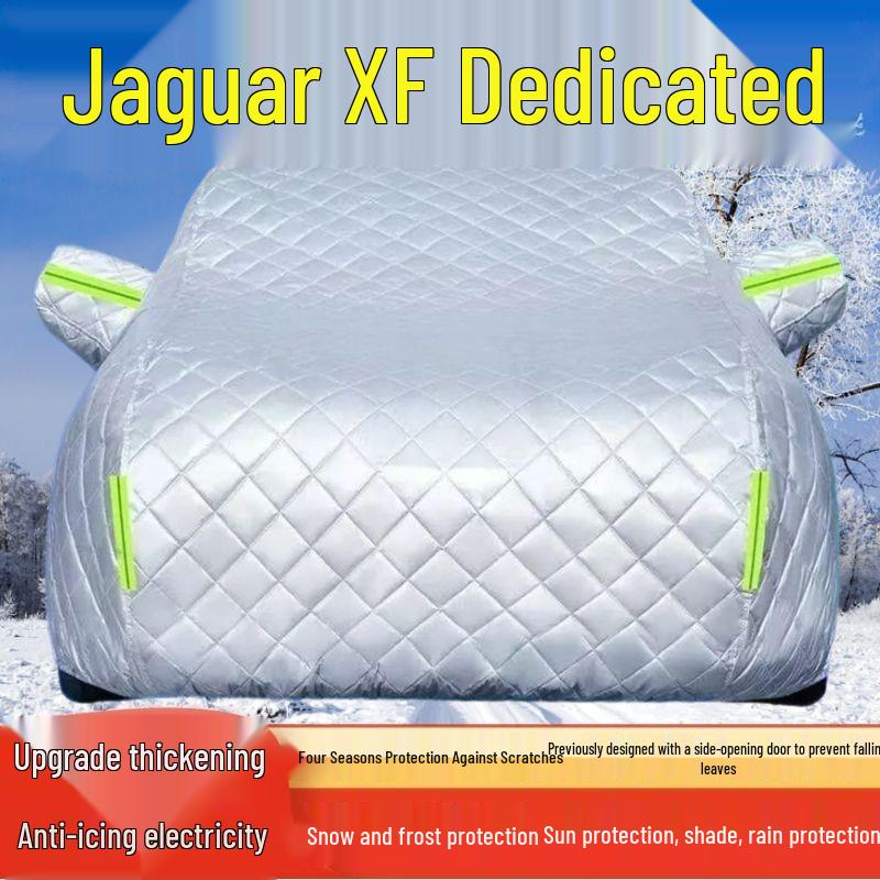 Jaguar XF Premium Car Cover: Sun, Rain, Snow, Frost, Hail Protection with Heat Insulation.