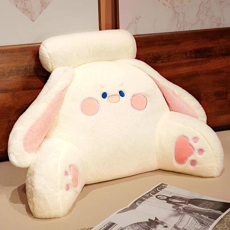 Треугольная подушка для чтения поясничная поддержка мягкая подушка для изголовья которую можно разобрать стирать большая подушка для спины офис 60x35x20cm 7617₽