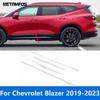 Exterior Accessories For Chevrolet Blazer -   Chrome Door Side Line Strip Body Skirt Molding Trim Car Styling