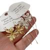 Iris Flower Retro Court Metal Earrings – Elegant, Versatile Women's Ear Jewelry