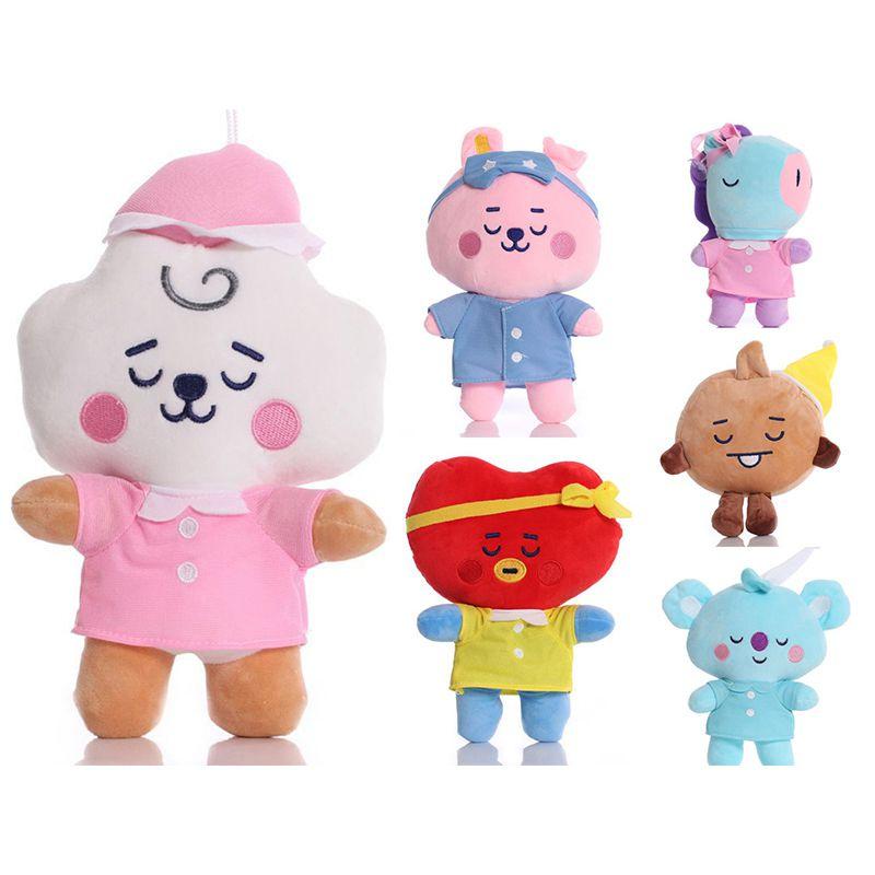 Bt21 Toy Plush Stuffed Doll Tata Mang Chimmy Rj Koya Cooky Shooky Van Kpop Bts