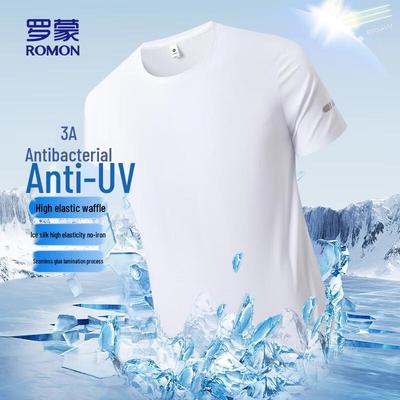 ROMON Unisex Ice Silk Quick-Dry T-Shirt