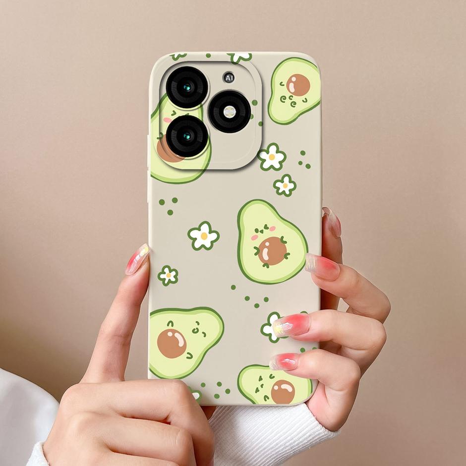 For Tecno Itel A70 Phone Case Cool Girl Cartoons Pattern Liquid Silicone Shell For ItelA70 A 70 High-quality New Design Fundas