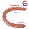 Obrovské dildo 21/43/56 cm Super realistické erotické hračky na měkký penis s dvojitou hlavou pro ženy Muži