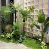 Large Artificial Moss Mat - Lush Green Foliage for Indoor/Outdoor Landscape Beautification, Easy Cutting, Realistic Texture,  Moss Decor