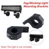 2x Heavy Duty 1.5" 2" Tube Car Pickup Bumper LED Fog/Work Light Mounting Bracket