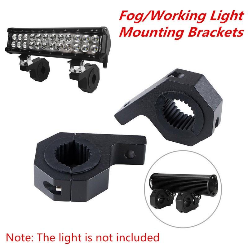 

2x Сверхмощный 1,5 2 Трубчатый Автомобильный Пикап Бампер Светодиодная Противотуманная/Рабочая Фара Монтажный Кронштейн