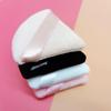 Velvet Black Fan-Shaped Triangle Makeup Sponge for Powder and Air Cushion