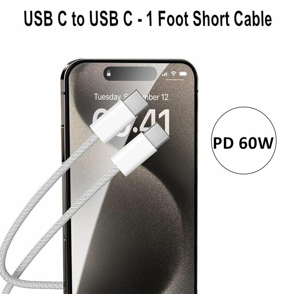 USB C Cable 1M 2M 39 3 78 7Inches 60W Type C