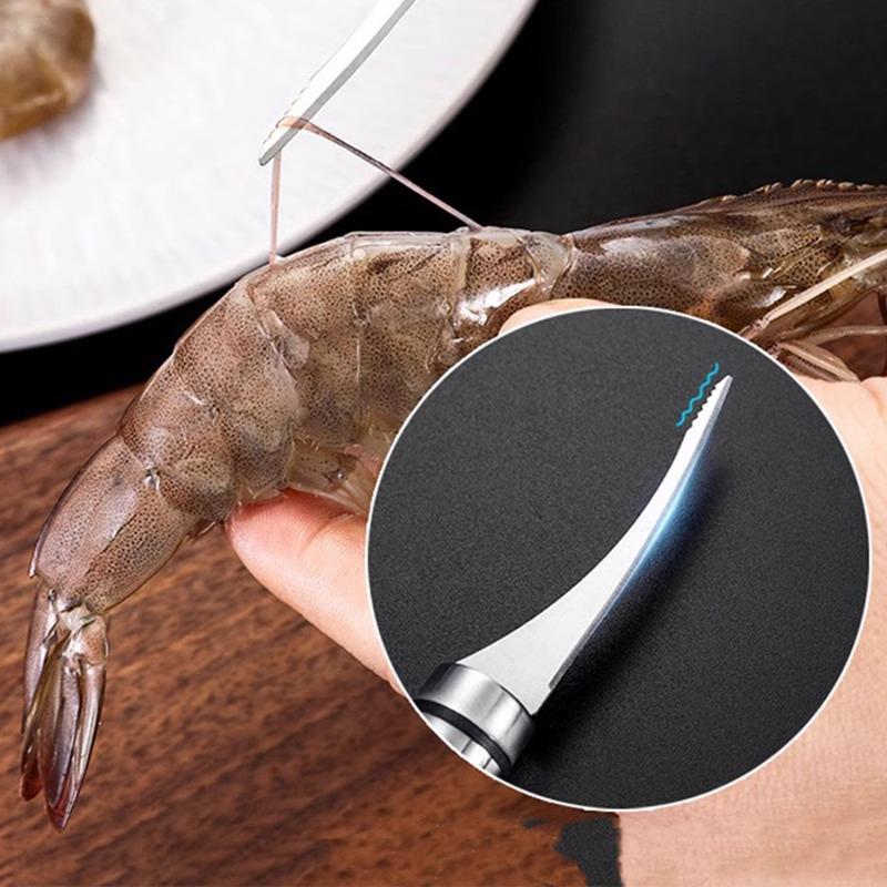 Shrimp Vein and Shell Remover Knife - Easy Peel Kitchen Gadget