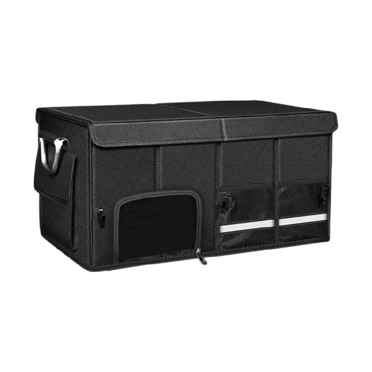 Space Saving Automotive Trunk Organizers Foldable Waterproof Container Multiple Sections for Car Interior Organize Use