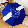 Fc Everton Crest Design Automatic Folding Umbrella - 8-Rib Travel Umbrella with Auto Open/Close & Portable Gifts for Holidays or Birthdays