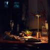 Cerdeco Simple Design Stand Light LED Table Lamp Desk Lighting Stepless Dimming 3 Colors Eye-Friendly Indirect Lighting Bedside Lamp Cordless USB