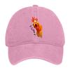 Cap Mens Womens Embroidered Distressed Adjustable Sun Hat Cotton Funny Hats