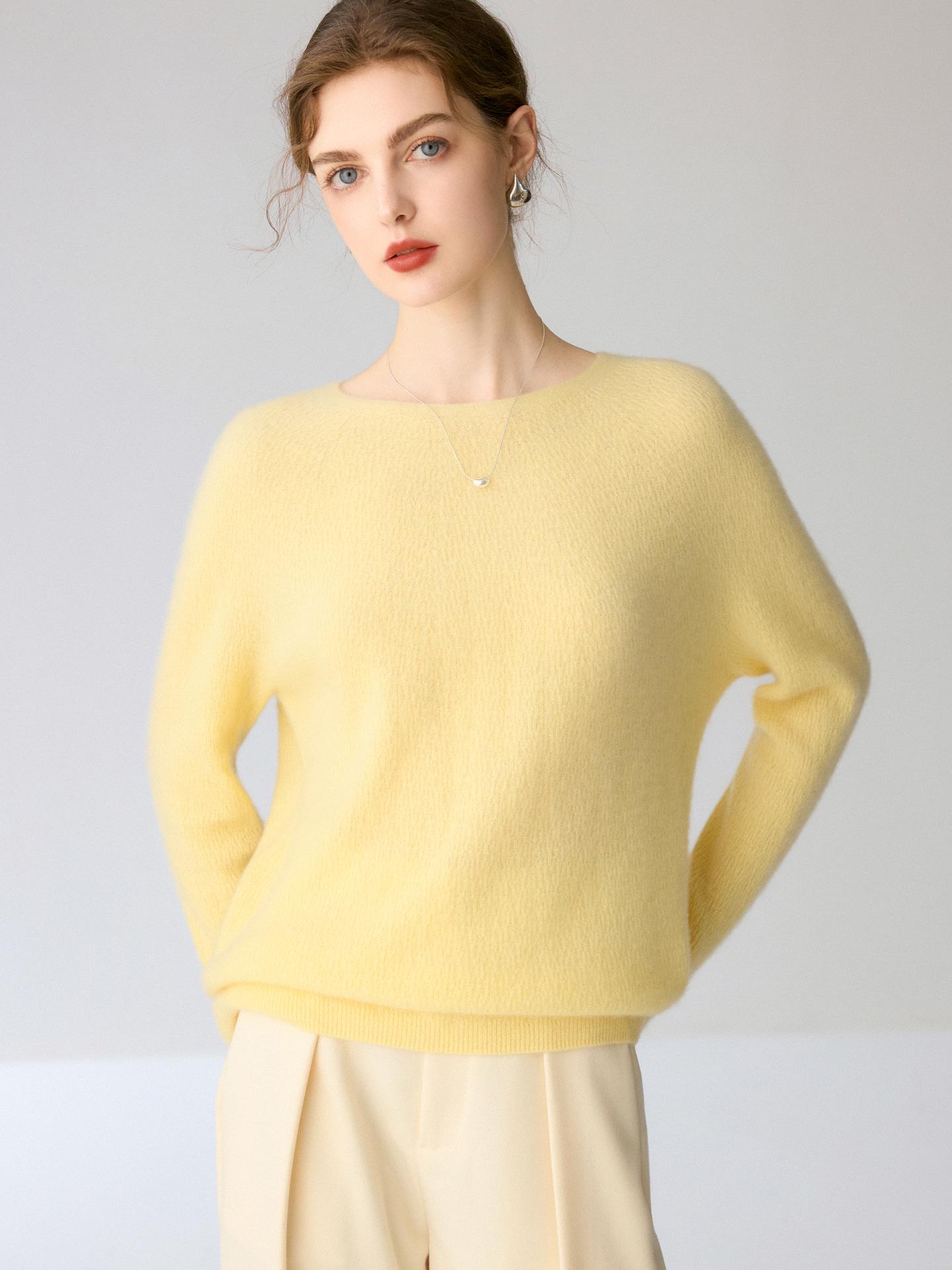 100% Pure Cashmere Women`s Round Neck