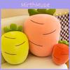 Soft Carrot Plush Toy Cartoon Vegetable Stuffed Pillow Creative Fluffy Doll Pink/orange/yellow/red 28/40/60/80cm