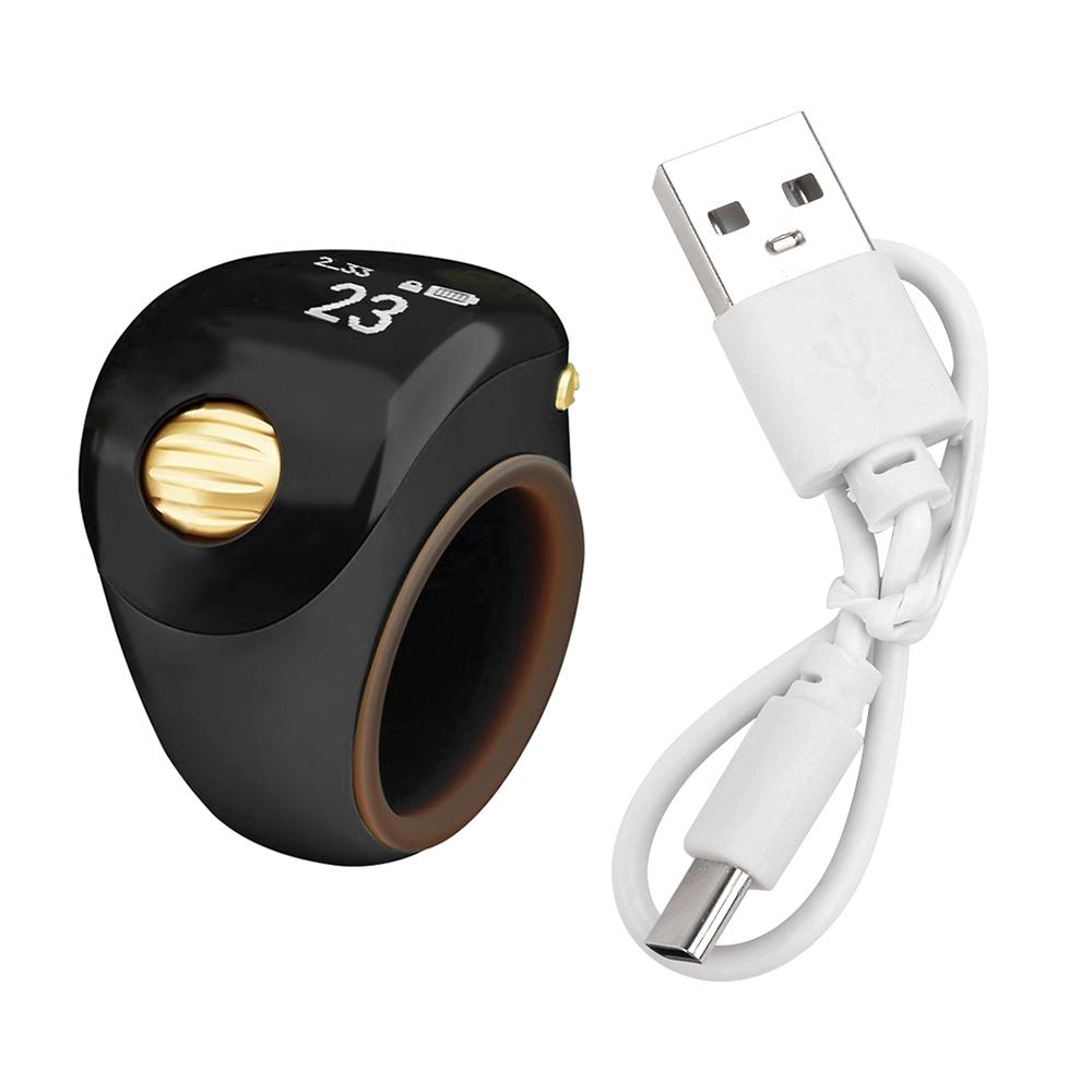 Finger Counter Smart Electronic Digital Finger Ring Tally Counter Time Reminder Bluetooth Vibration Waterproof Counter 1