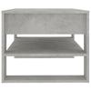Vidaxl Stolik Kawowy, Betonowy, 102X55X45 Cm, Materiał Drewnopochodny