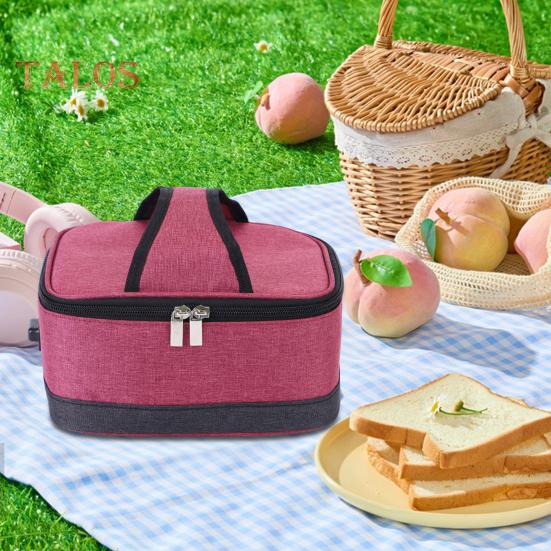 Constant Temperature Heating Bag Portable Electric Lunch Box for Car Office Travel USB Insulated Food Warmer Heating Food Container for Camping