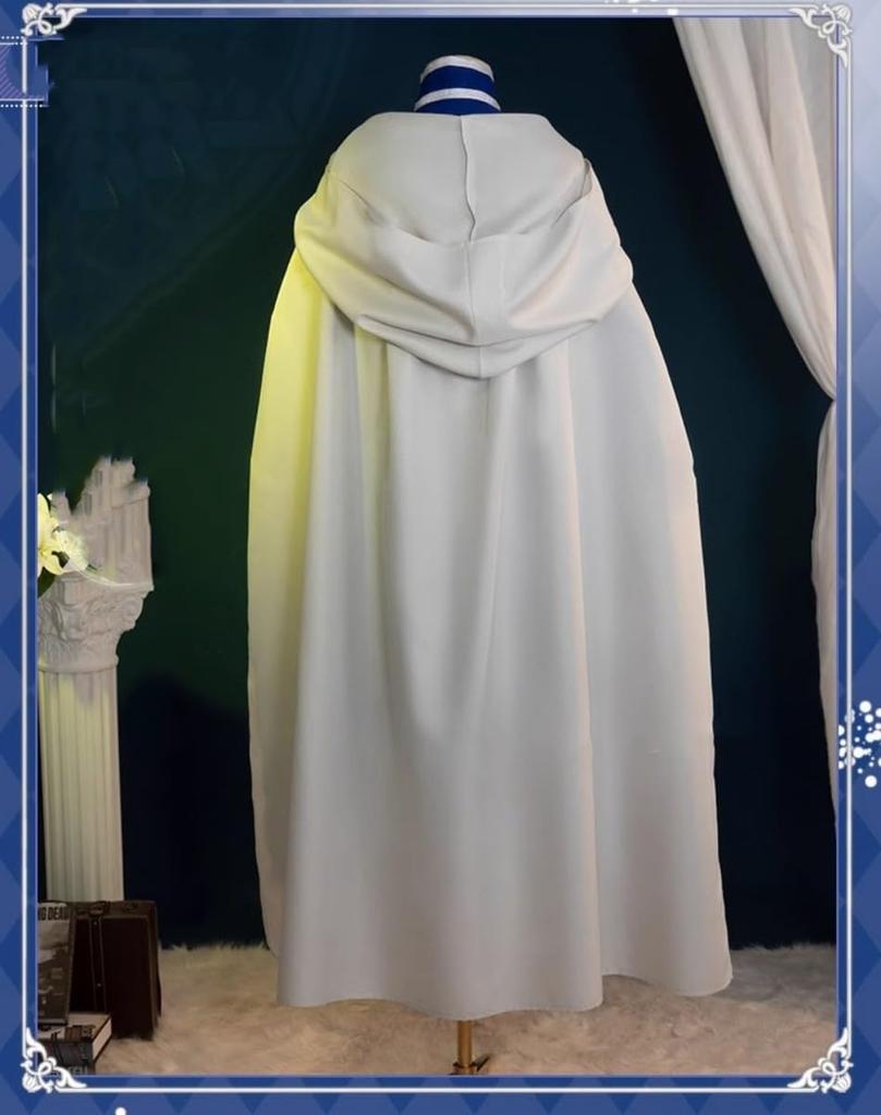 Funeral Freelance Himmel Cosplay Costume with Stage Production Daily School Cultural Christmas [COSSA] Wig, Costume, Disguise, Clothes, Clothes,